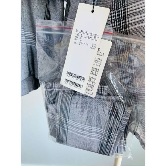 Spiralgirl Button Down Top Kawaii‎ Japan Plaid Size F - Picture 9 of 9